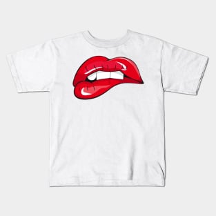 Marilyn Monroe Lips - Andy Warhol Kids T-Shirt